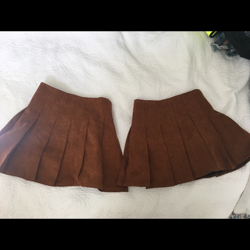 Chocolate brown skirt!!